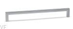 Uchwyt meblowy podłużny U 0056 320 Chrom Matowy