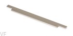 Uchwyt meblowy krawędziowy Linear 597-1 Aluminiowy Srebrny