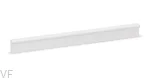 Uchwyt meblowy podłużny Angle 600 Aluminiowy Biały Mat