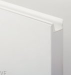 Uchwyt meblowy krawędziowy Jey2 997 Aluminiowy Biały Mat