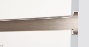 Uchwyt meblowy krawędziowy Jey2 797 Aluminiowy Srebrny