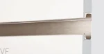 Uchwyt meblowy krawędziowy Jey2 997 Aluminiowy Srebrny