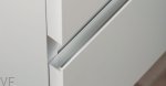 Uchwyt meblowy krawędziowy Grada 247 Anodyzowane Aluminium