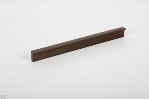 Uchwyt meblowy podłużny Angle 200 Aluminiowy Metaliczny Brązowy