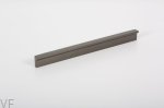 Uchwyt meblowy podłużny Angle 500 Aluminiowy Metaliczny Szary