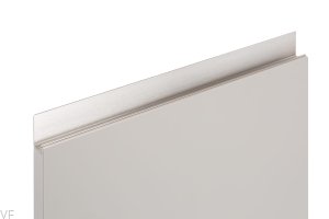 Uchwyt meblowy krawędziowy Jey 347 Aluminiowy Srebrny