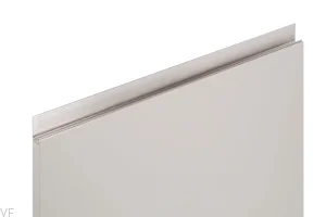 Uchwyt meblowy krawędziowy Jey 497 Aluminiowy Srebrny