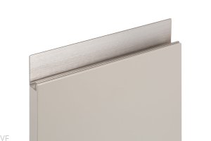 Uchwyt meblowy krawędziowy Jey 247 Aluminiowy Srebrny