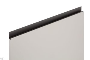 Uchwyt meblowy krawędziowy Jey 447 Aluminiowy Czarny