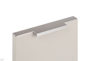 Uchwyt meblowy krawędziowy Linear 197-1 Aluminiowy Srebrny