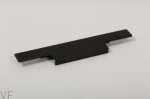 Uchwyt meblowy krawędziowy Linear 297 Metalowy Czarny Mat