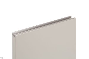 Uchwyt meblowy krawędziowy Jey2 197 Aluminiowy Srebrny