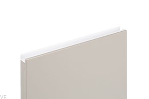Uchwyt meblowy krawędziowy Jey2 247 Aluminiowy Biały Mat