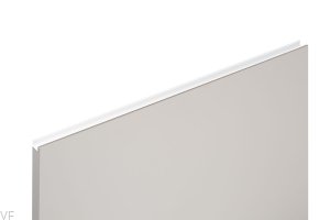 Uchwyt meblowy krawędziowy Jey2 447  Aluminiowy Biały Mat