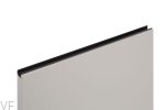 Uchwyt meblowy krawędziowy Jey2 297 Aluminiowy Czarny Mat