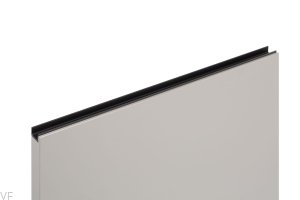 Uchwyt meblowy krawędziowy Jey2 297 Aluminiowy Czarny Mat