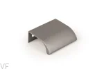 Uchwyt meblowy krawędziowy Ona 32 Aluminiowy Szary Szczotkowany Anodowany