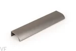 Uchwyt meblowy krawędziowy Ona 128 Aluminiowy Szary Szczotkowany Anodowany