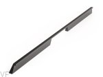 Uchwyt meblowy podłużny Rail 576 Aluminiowy Czarny Szczotkowany