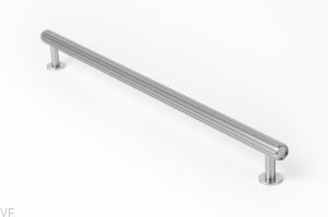 Uchwyt meblowy podłużny Rille 320 Srebrny Aluminiowy