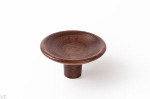 Gałka meblowa Disc 50 Drewniana Orzech Włoski