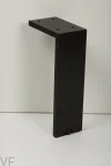 Noga do Mebli Fonda 200 Aluminiowa Czarna Szczotkowana