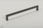 Uchwyt meblowy podłużny U 0056 160 Metalowy Szary Szczotkowany