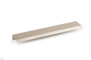 Uchwyt meblowy krawędziowy Curve 64 Aluminiowy Srebrny Szczotkowany