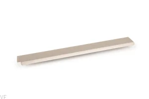 Uchwyt meblowy krawędziowy Curve 192 Aluminiowy Srebrny Szczotkowany