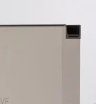 Uchwyt meblowy krawędziowy Jey2 3000 Aluminiowy Czarny Mat