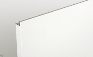 Uchwyt meblowy krawędziowy Grada 597 Aluminiowy Srebrny Szczotkowany