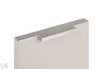 Uchwyt meblowy krawędziowy Linear 197 Aluminiowy Srebrny