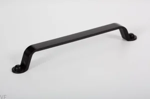 Uchwyt meblowy podłużny Button 160 Metalowy Czarny Mat