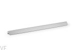 Uchwyt meblowy podłużny Flapp 256 Aluminiowy Srebrny Szczotkowany