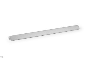Uchwyt meblowy podłużny Flapp 256 Aluminiowy Srebrny Szczotkowany