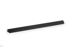 Uchwyt meblowy podłużny Flapp 1056 Aluminiowy Czarny Szczotkowany