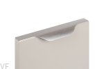 Uchwyt meblowy krawędziowy Vector 0434 197 Aluminiowy Srebrny Szczotkowany