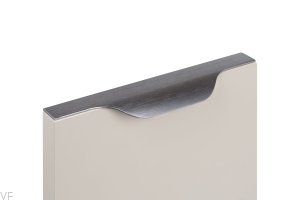 Uchwyt meblowy krawędziowy Vector 0434 197 Aluminiowy Szary Szczotkowany