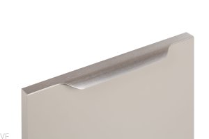 Uchwyt meblowy krawędziowy Vector 0434 347 Aluminiowy Srebrny Szczotkowany
