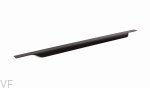 Uchwyt meblowy krawędziowy Vector 0434 797 Aluminiowy Czarny Szczotkowany