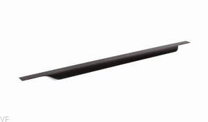 Uchwyt meblowy krawędziowy Vector 0434 797 Aluminiowy Czarny Szczotkowany