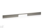 Uchwyt meblowy podłużny Peak 768 Aluminiowy Metaliczny Szary