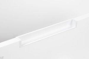 Uchwyt meblowy wpuszczany Hexxa 3000 Aluminiowy Biały Mat