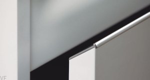 Uchwyt meblowy krawędziowy Steep 3000 Aluminiowy Anodyzowany Polerowany
