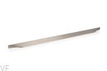 Uchwyt meblowy podłużny Cutt 320/480 Aluminiowy Srebrny Szczotkowany