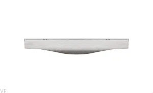 Uchwyt meblowy krawędziowy Noma 0255 256 Aluminiowy Srebrny Szczotkowany