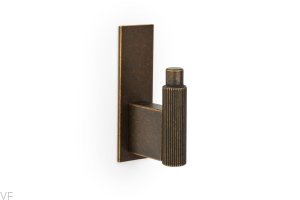 Wieszak ścienny z podkładką Arpa Plate Aluminiowy Rustykalny Złoty Eco