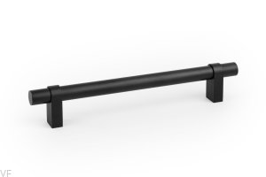 Uchwyt meblowy podłużny Nobb 192 Aluminiowy Szczotkowany Czarny