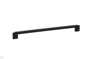 Uchwyt meblowy podłużny Duo Mini 320 Drewniany Czarny z Czarnym Aluminium