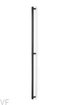 Uchwyt meblowy podłużny dwustronny Moon Big 1056  Aluminiowy Czarny Szczotkowany